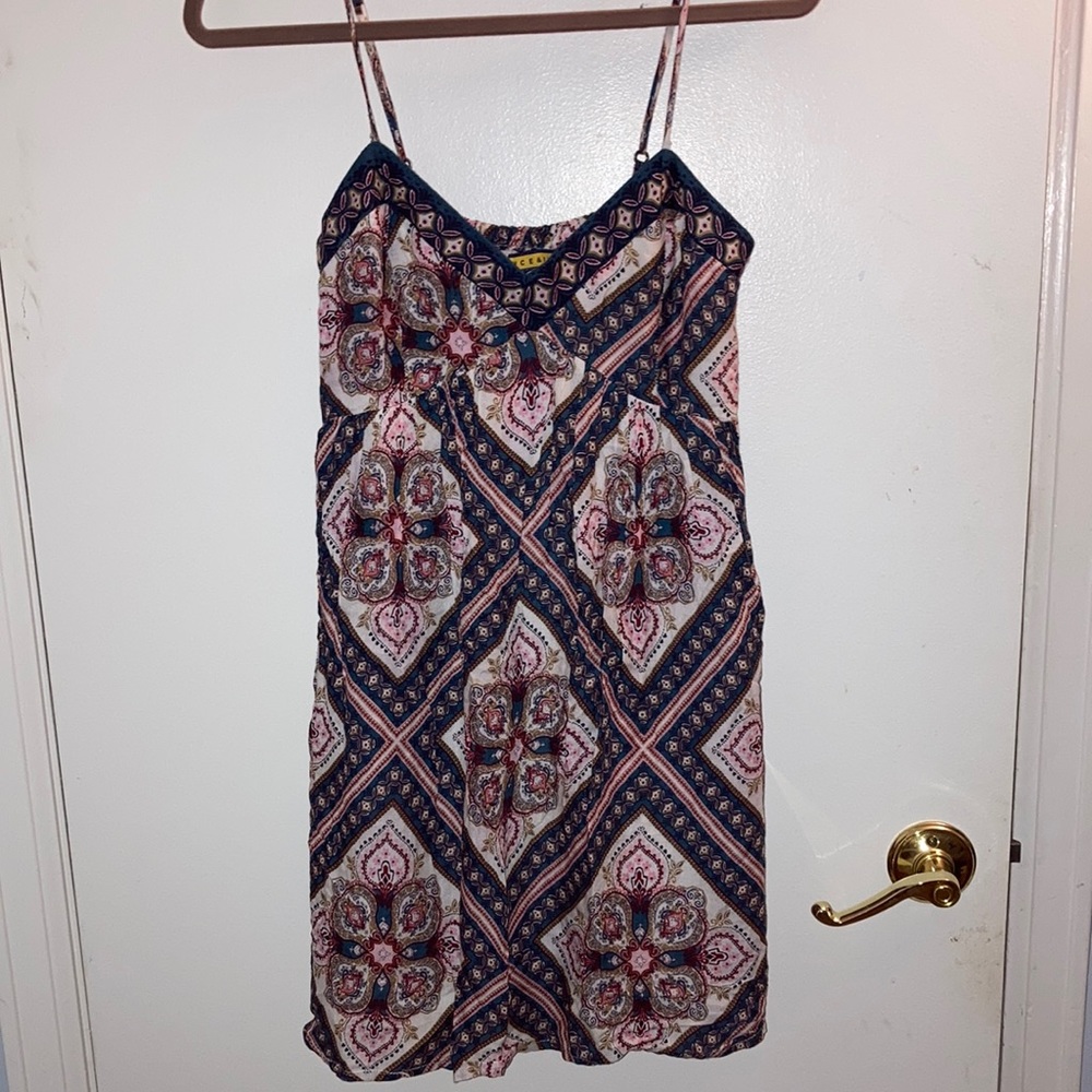 Paisley Printed Dress